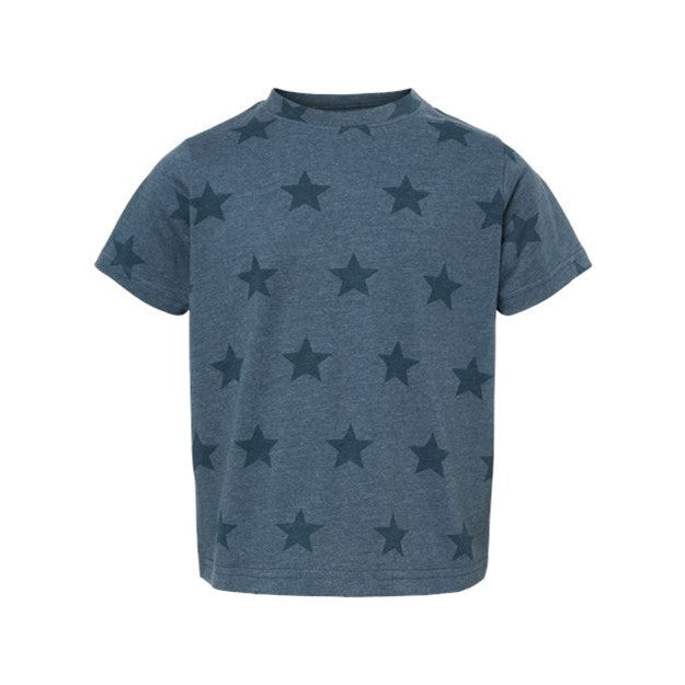 Code Five - Infants 3029 Star Print Tee — Denim Star