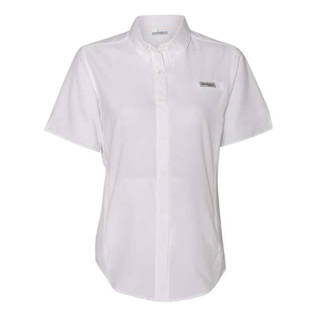 Columbia - Womens 127571 Pfg Tamiami Ii Short Sleeve Shirt — White