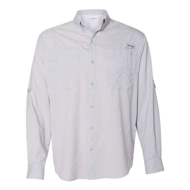 Columbia - Mens 128606 Pfg Tamiami Ii Long Sleeve Shirt — Cool Grey