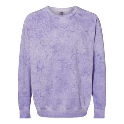 Comfort Colors - Mens 1545 Colorblast Crewneck Sweatshirt — Amethyst