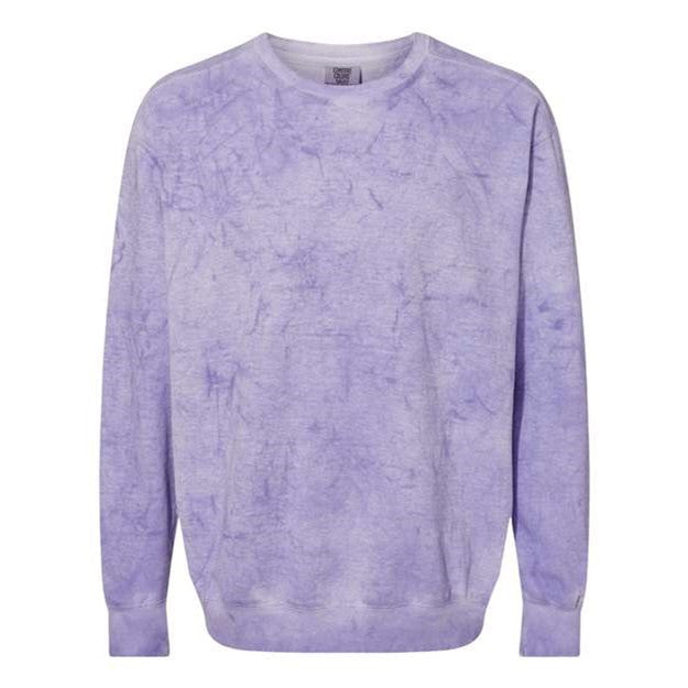 Comfort Colors - Mens 1545 Colorblast Crewneck Sweatshirt — Amethyst