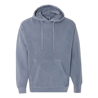Comfort Colors - Mens 1567 Garment-Dyed Hooded Sweatshirt — Blue Jean
