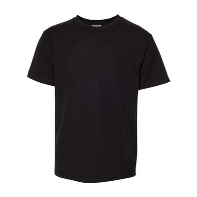 Comfortwash By Hanes - Kids Gdh175 Garment Dyed Short Sleeve T-Shirt — Black