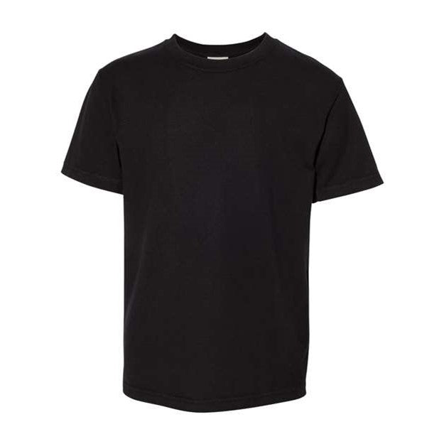Comfortwash By Hanes - Kids Gdh175 Garment Dyed Short Sleeve T-Shirt — Black