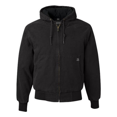 Dri Duck - Mens 5020 Cheyenne Boulder Cloth Hooded Jacket With Tricot Quilt Lining