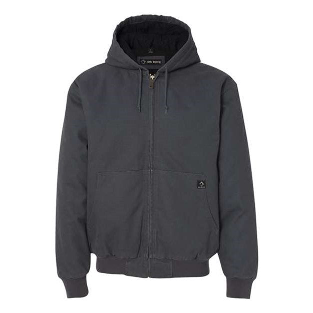 Dri Duck - Mens 5020T Cheyenne Boulder Cloth Hooded Jacket With Tricot Quilt Lining Tall Sizes