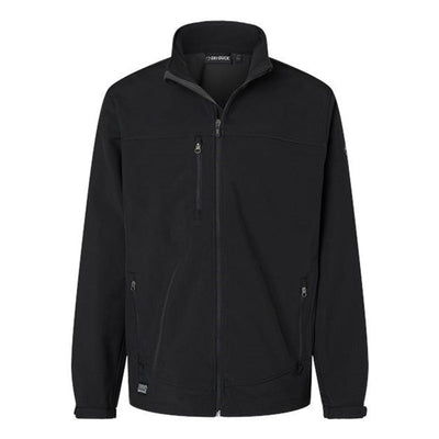 Dri Duck - Mens 5350T Motion Soft Shell Jacket Tall Sizes — Black