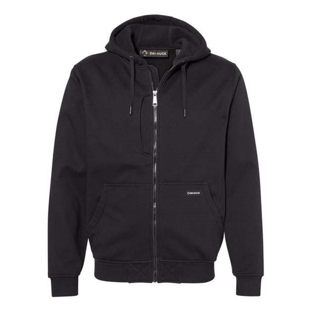 Dri Duck - Mens 7040 Bateman Bonded Power Fleece 2.0 Full-Zip Jacket — Black
