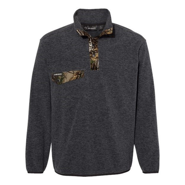 Dri Duck - Mens 7352 Denali Mountain Fleece Pullover — Charcoal Realtree Xtra