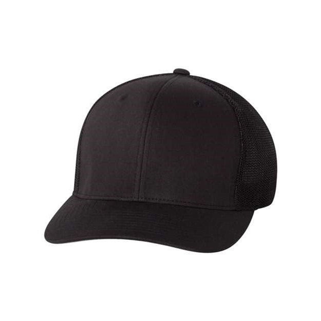 Flexfit - Mens 6511 Trucker Cap — Black