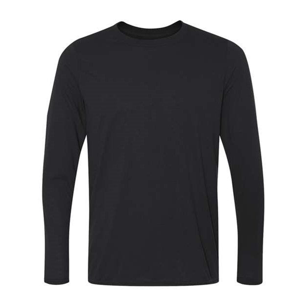 Gildan - Mens 42400 Performance Long Sleeve T-Shirt — Black