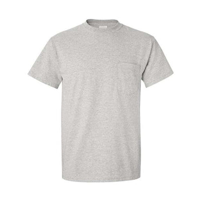 Gildan - Mens 8300 Dryblend Pocket T-Shirt — Ash