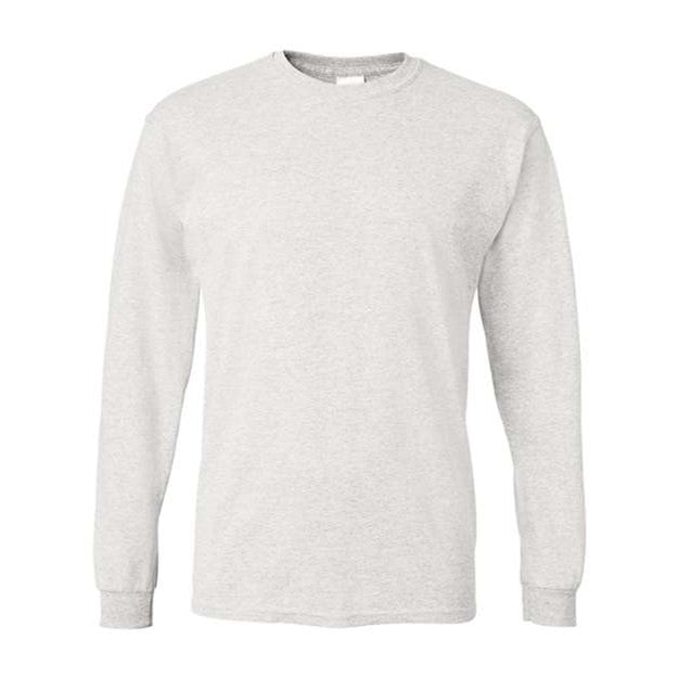 Gildan - Mens 8400 Dryblend 50/50 Long Sleeve T-Shirt — Ash