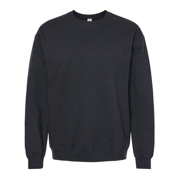 Gildan - Mens Sf000 Softstyle Crewneck Sweatshirt — Black