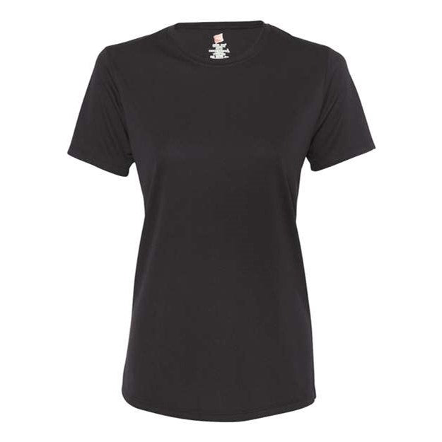 Hanes - Womens 4830 Cool Dri Performance Short Sleeve T-Shirt — Black