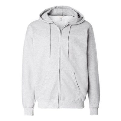 Hanes - Mens F280 Ultimate Cotton Full-Zip Hooded Sweatshirt — Ash