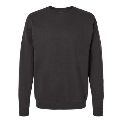 Hanes - Mens Rs160 Perfect Fleece Crewneck Sweatshirt — Black