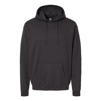 Hanes - Mens Rs170 Perfect Fleece Hooded Sweatshirt — Black