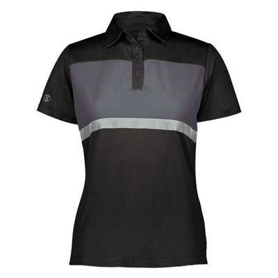 Holloway - Womens 222776 Prism Bold Polo — Black/Carbon