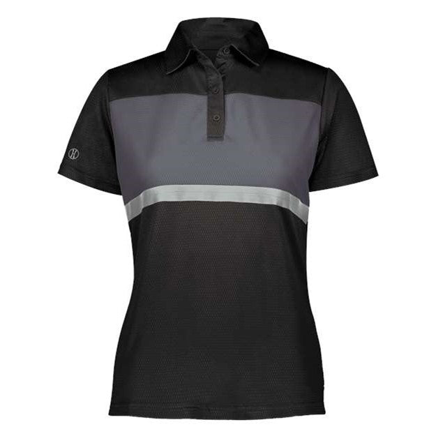 Holloway - Womens 222776 Prism Bold Polo — Black/Carbon