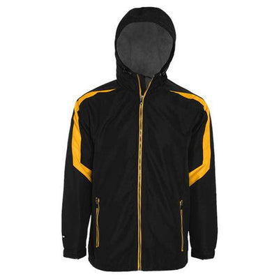 Holloway - Mens 229059 Charger Hooded Jacket — Black/Light Gold