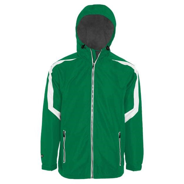 Holloway - Mens 229059 Charger Hooded Jacket — Kelly/White