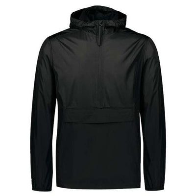 Holloway - Mens 229534 Packable Quarter-Zip Jacket — Black