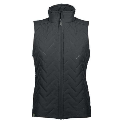 Holloway - Womens 229713 Repreve Eco Quilted Vest — Black