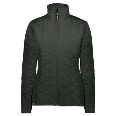 Holloway - Womens 229716 Repreve Eco Quilted Jacket — Black