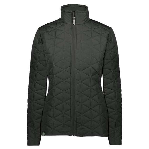 Holloway - Womens 229716 Repreve Eco Quilted Jacket — Black
