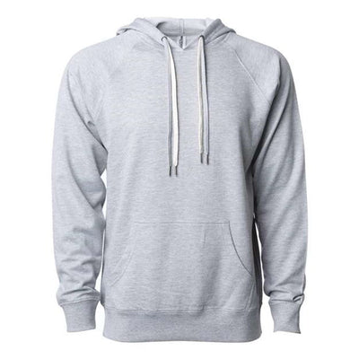 Independent Trading Co. - Mens Ss1000 Icon Unisex Lightweight Loopback Terry Hooded Sweatshirt — Athletic Heather