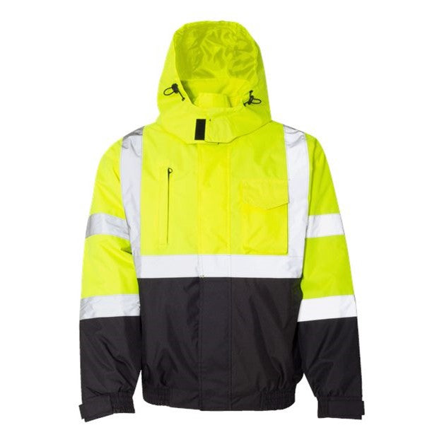 Kishigo - Mens Js121-122 Economy Bomber Jacket — Lime
