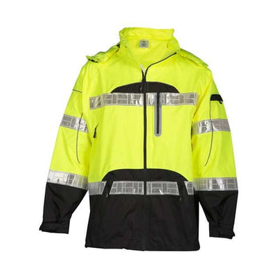 Kishigo - Mens Rwj106-107 Premium Black Series Rainwear Jacket — Lime