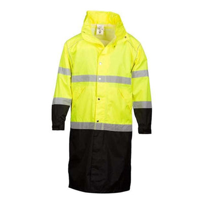 Kishigo - Mens Rwj108-109 Premium Brilliant Series Long Rain Coat — Lime