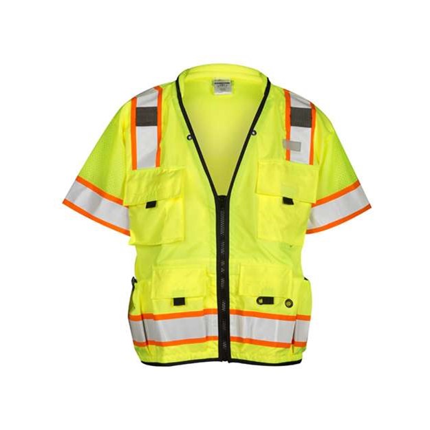 Kishigo - Mens S5010-5011 Professional Surveyors Vest — Lime