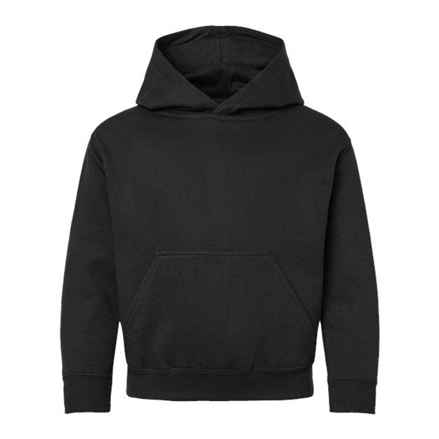 Lat - Kids 2296 Pullover Hooded Sweatshirt — Black