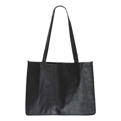 Liberty Bags - Mens A134 Non-Woven Deluxe Junior Tote — Black