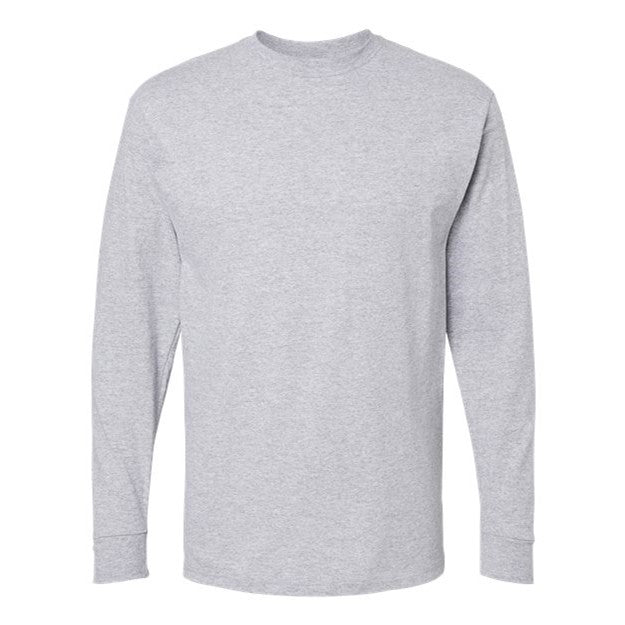 M&O - Mens 4820 Gold Soft Touch Long Sleeve T-Shirt — Athletic Grey