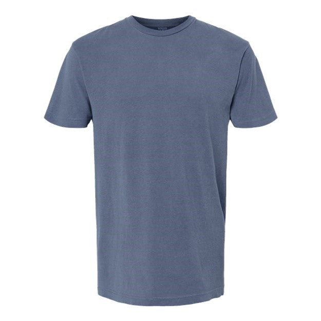 M&O - Mens 6500M Unisex Vintage Garment-Dyed T-Shirt — Blue Jean