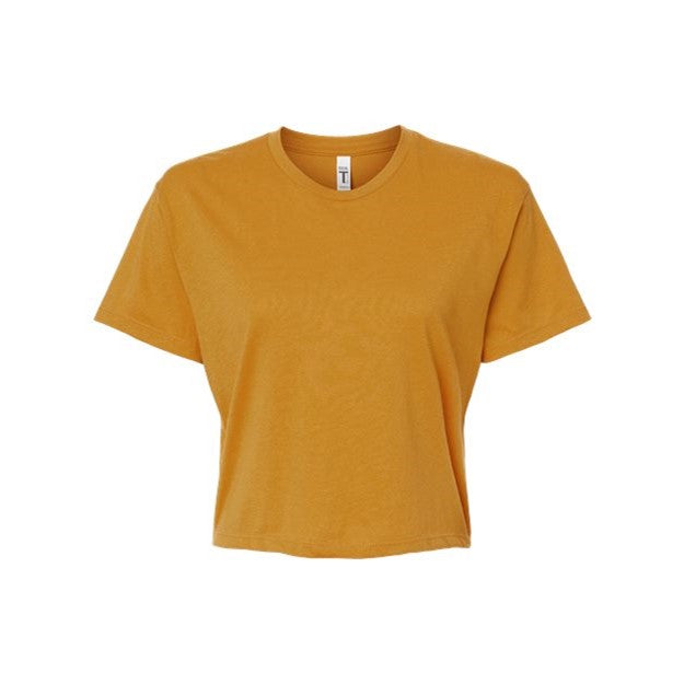 Next Level - Womens 1580 Ideal Crop Tee — Antique Gold