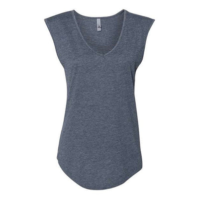 Next Level - Womens 5040 Festival Sleeveless V — Antique Denim