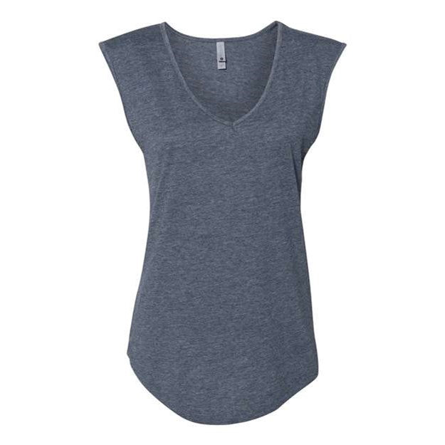 Next Level - Womens 5040 Festival Sleeveless V — Antique Denim