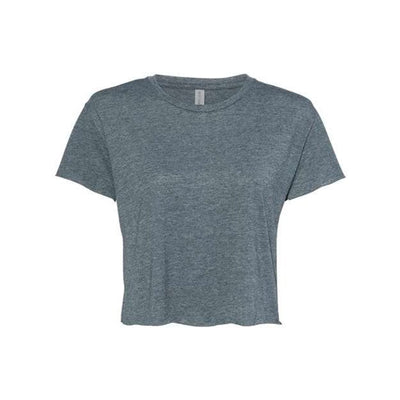 Next Level - Womens 5080 Festival Cali Crop — Antique Denim