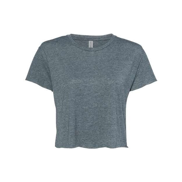 Next Level - Womens 5080 Festival Cali Crop — Antique Denim