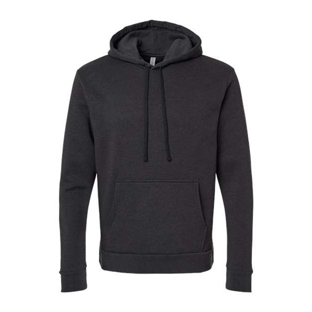 Next Level - Mens 9302 Unisex Malibu Hoodie — Heather Black