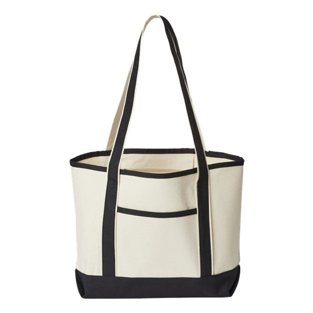 Oad - Mens Oad102 Promotional Heavyweight Medium Tote Bag — Natural/Black