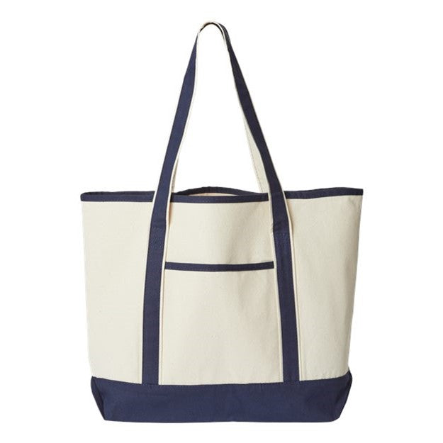 Oad - Mens Oad103 Promotional Heavyweight Large Boat Tote — Natural/Navy