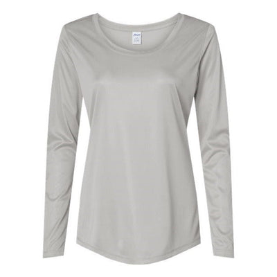 Paragon - Womens 214 Long Islander Performance Long Sleeve T-Shirt — Aluminum