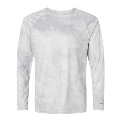 Paragon - Mens 228 Cabo Camo Performance Long Sleeve T-Shirt — Aluminum