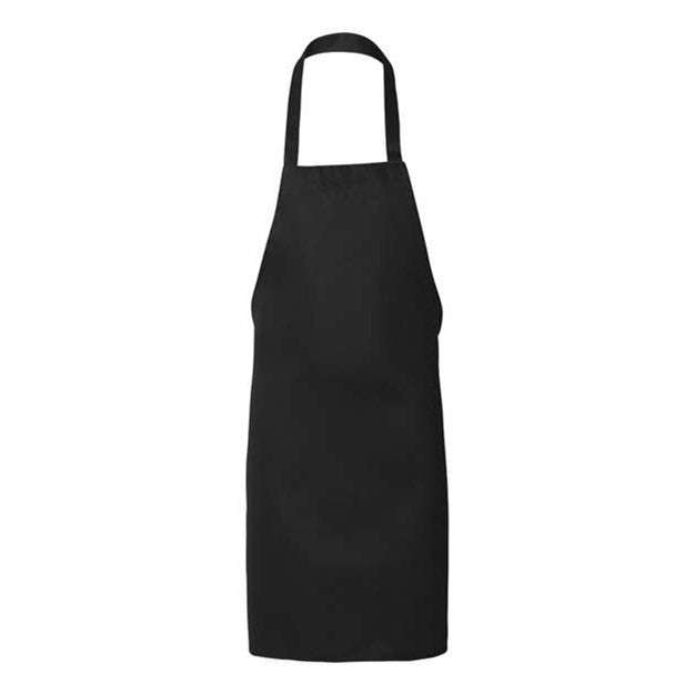 Q-Tees - Mens Q2010 Butcher Apron — Black